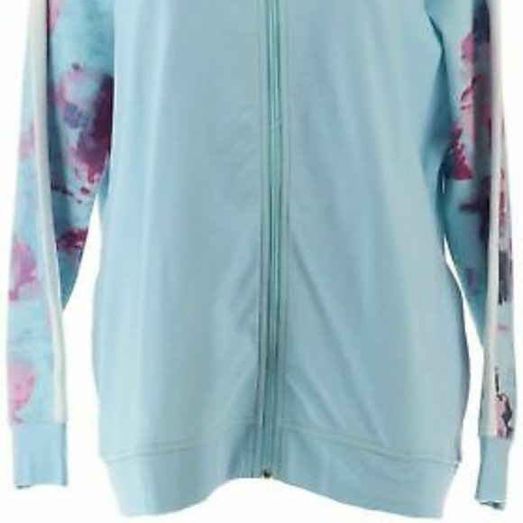 NWT DENIM & CO.‎ ACTIVE BOMBER JACKET XS BLUE CLOUD - Picture 3 of 11